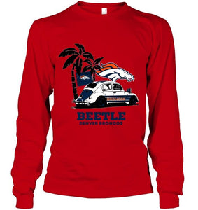 Beetle Denver Broncos on beach shirt