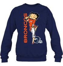 Load image into Gallery viewer, Denver Broncos betty boop fan shirt
