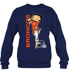 Denver Broncos betty boop fan shirt