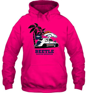 Beetle Denver Broncos on beach shirt