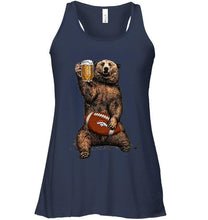 Load image into Gallery viewer, Denver Broncos Beer drinking bear shirt
