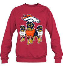 Load image into Gallery viewer, Denver Broncos Rottweilers fan hoodie
