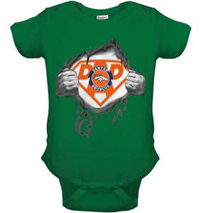 Denver Broncos dad superman shirt