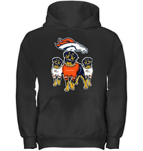 Load image into Gallery viewer, Denver Broncos Rottweilers fan hoodie

