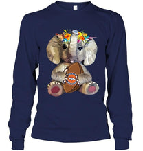 Load image into Gallery viewer, Elephant loves Denver Broncos shirt
