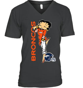 Denver Broncos betty boop fan shirt