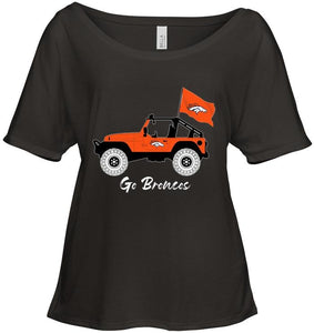 Go Denver Broncos Jeep shirt