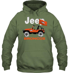 Jeep Denver Broncos fan hoodie