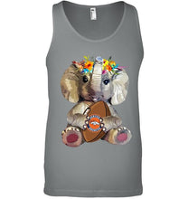 Load image into Gallery viewer, Elephant loves Denver Broncos shirt
