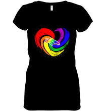 Load image into Gallery viewer, Denver Broncos lgbt tornado heart shirt
