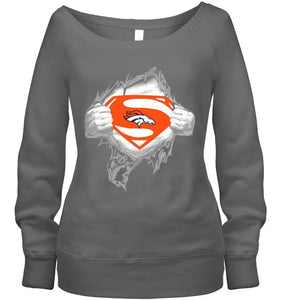 Denver Broncos Superman Ripped shirt