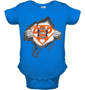 Denver Broncos dad superman shirt