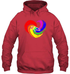 Denver Broncos lgbt tornado heart shirt