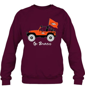 Go Denver Broncos Jeep shirt