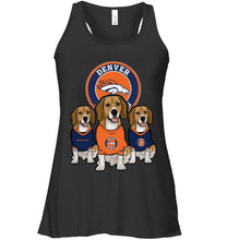 Load image into Gallery viewer, Denver Broncos Beagles fan shirt
