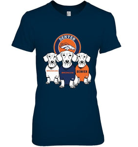 Dachshund Denver Broncos shirt