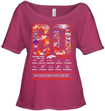 Load image into Gallery viewer, 60 years of Denver Broncos thank you for the memories shirt
