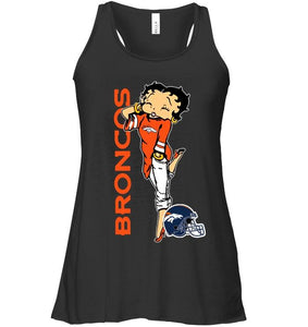 Denver Broncos betty boop fan shirt