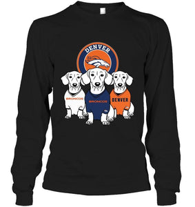 Dachshund Denver Broncos shirt