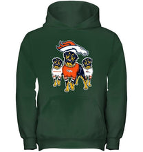 Load image into Gallery viewer, Denver Broncos Rottweilers fan shirt
