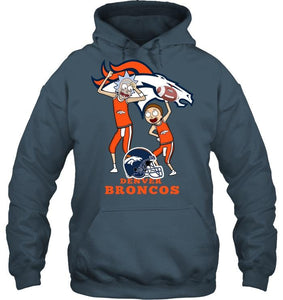 Denver Broncos Rick and morty fan shirt