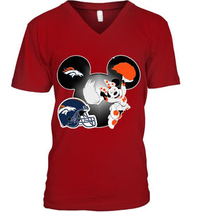 Denver Broncos Minnie cheerleader shirt