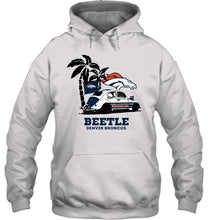 Load image into Gallery viewer, Beetle Denver Broncos on beach shirt
