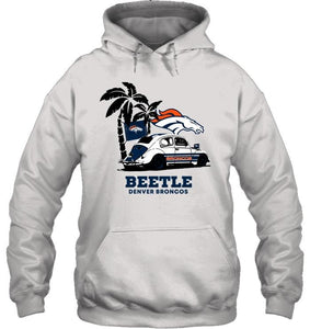Beetle Denver Broncos on beach shirt