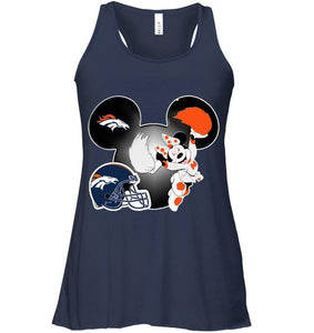 Denver Broncos Minnie cheerleader shirt