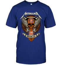 Load image into Gallery viewer, Metallica Denver Broncos shirt
