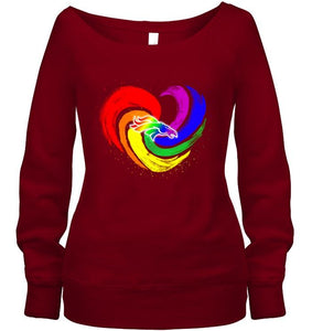 Denver Broncos lgbt tornado heart shirt