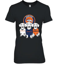 Load image into Gallery viewer, Dachshund Denver Broncos shirt
