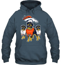 Load image into Gallery viewer, Denver Broncos Rottweilers fan hoodie
