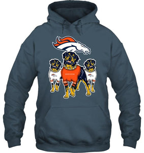 Denver Broncos Rottweilers fan hoodie