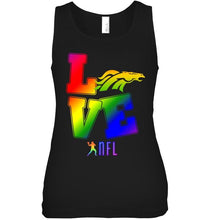 Load image into Gallery viewer, Love Denver Broncos lgbt NFL shirt
