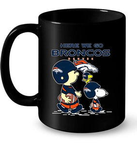 Here we go Denver Broncos snoopy shirt