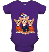 Load image into Gallery viewer, Denver Broncos Chihuahuas fan shirt
