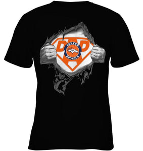 Denver Broncos dad superman shirt