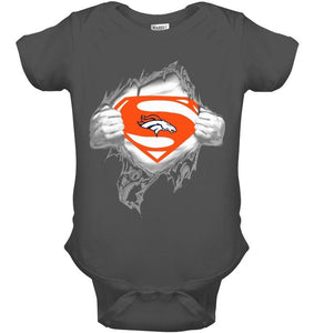 Denver Broncos Superman Ripped shirt