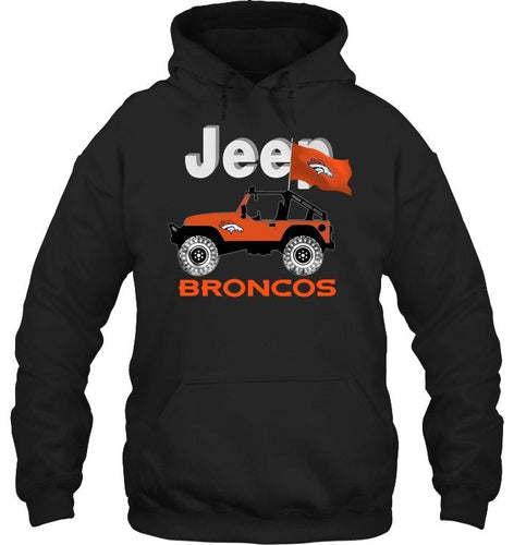 Jeep Denver Broncos fan hoodie