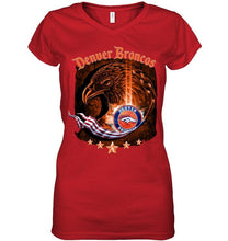 Load image into Gallery viewer, denver broncos eagle american flag shirt
