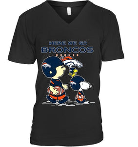 Here we go Denver Broncos snoopy shirt