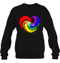 Load image into Gallery viewer, Denver Broncos lgbt tornado heart shirt
