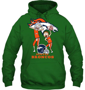 Denver Broncos Rick and morty fan shirt