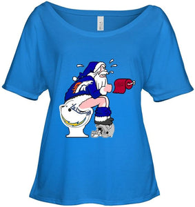 Santa Denver Broncos Toilet shirt