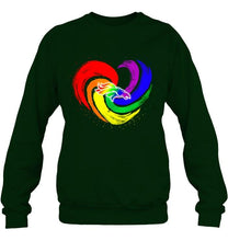 Load image into Gallery viewer, Denver Broncos lgbt tornado heart shirt
