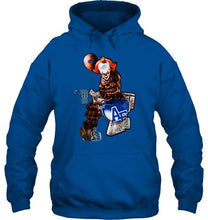 Load image into Gallery viewer, IT Boise State Broncos in toilet halloween hoodie
