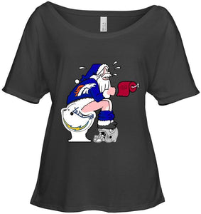 Santa Denver Broncos Toilet shirt