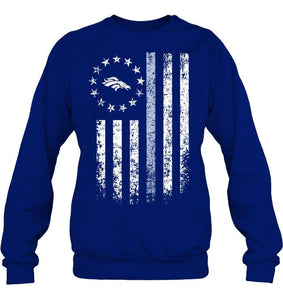 Denver Broncos american flag stars shirt