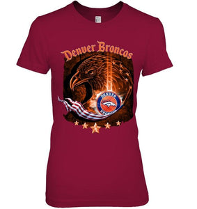 denver broncos eagle american flag shirt